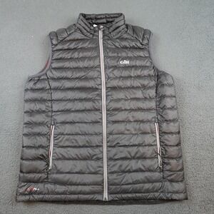 Gill Hydrophobe Down Vest Mens 2XL Gray Puffer Insulated Lightweight Outdoor